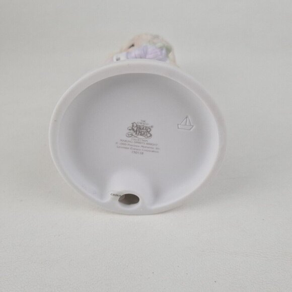 Precious Moments 150118 Making Spirits Bright Porcelain Figurine - Picture 5 of 6
